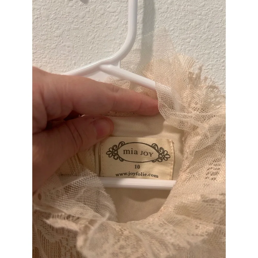 Joyfolie Anouk Petticoat Dress in Vintage Ivory Size 10